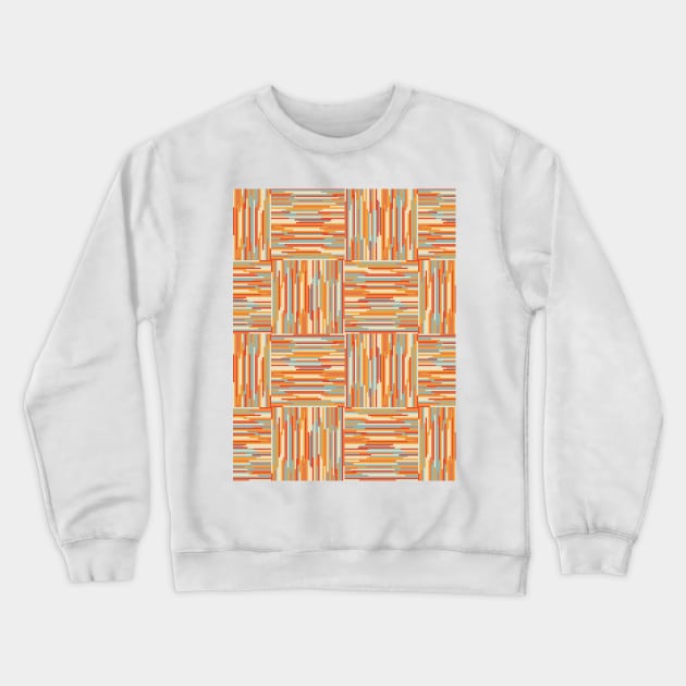 Vintage Hotel Floor Pattern Crewneck Sweatshirt by Tobe_Fonseca